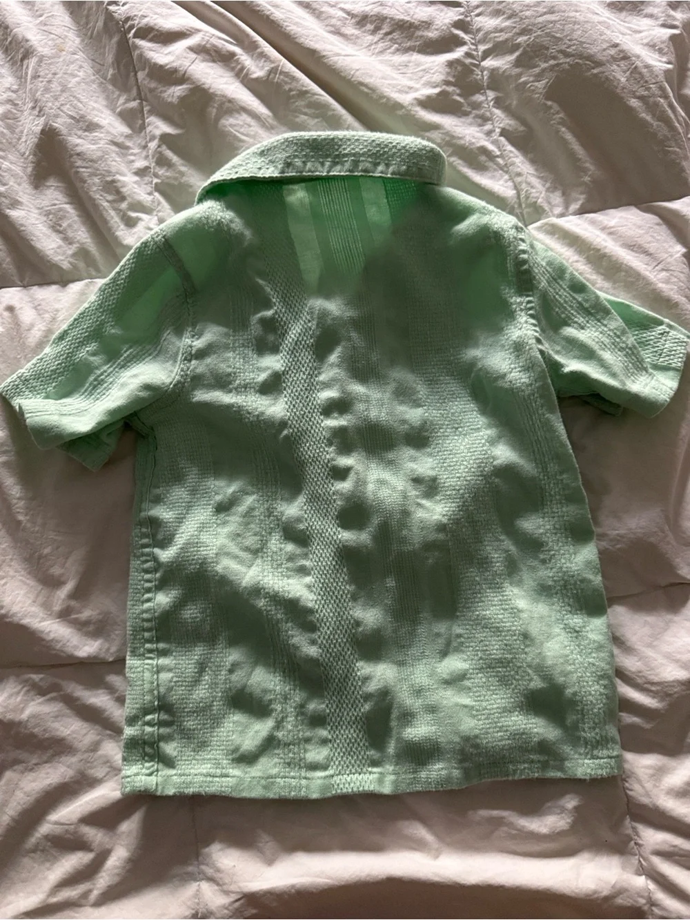 Kids' Gap Mint Green Short-Sleeve Button-Up Shirt